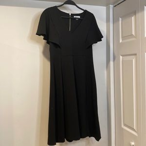 Black Calvin Klein Midi Dress